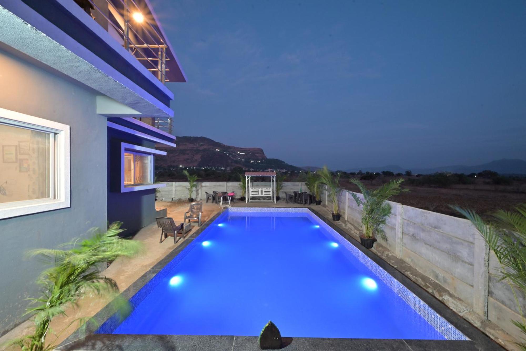 Ll Empyrean Stay Ll Mirage Chalet Ll 4Bhk Ll Ac Ll Largest Pvt Pool Ll 로나발라 외부 사진