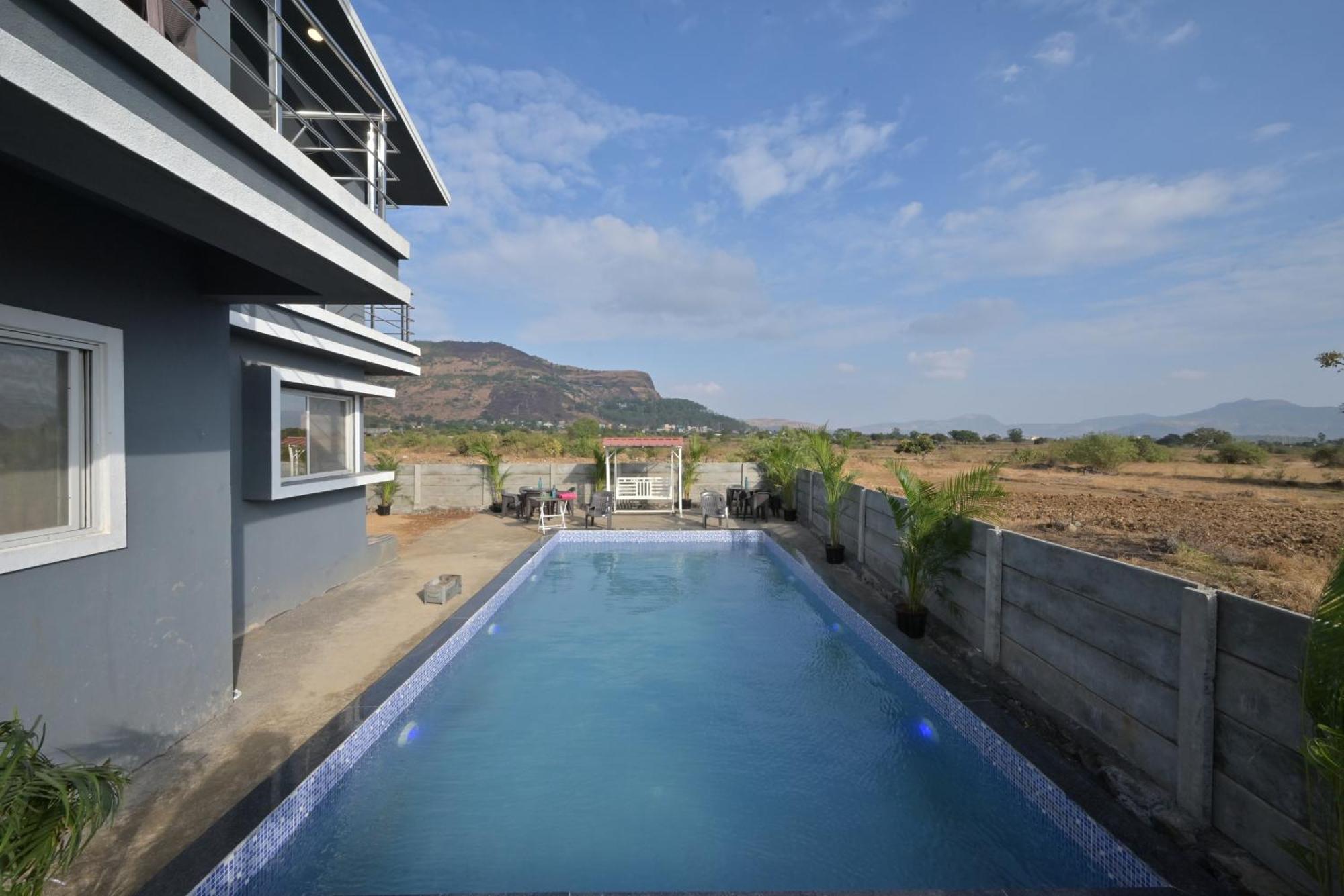 Ll Empyrean Stay Ll Mirage Chalet Ll 4Bhk Ll Ac Ll Largest Pvt Pool Ll 로나발라 외부 사진