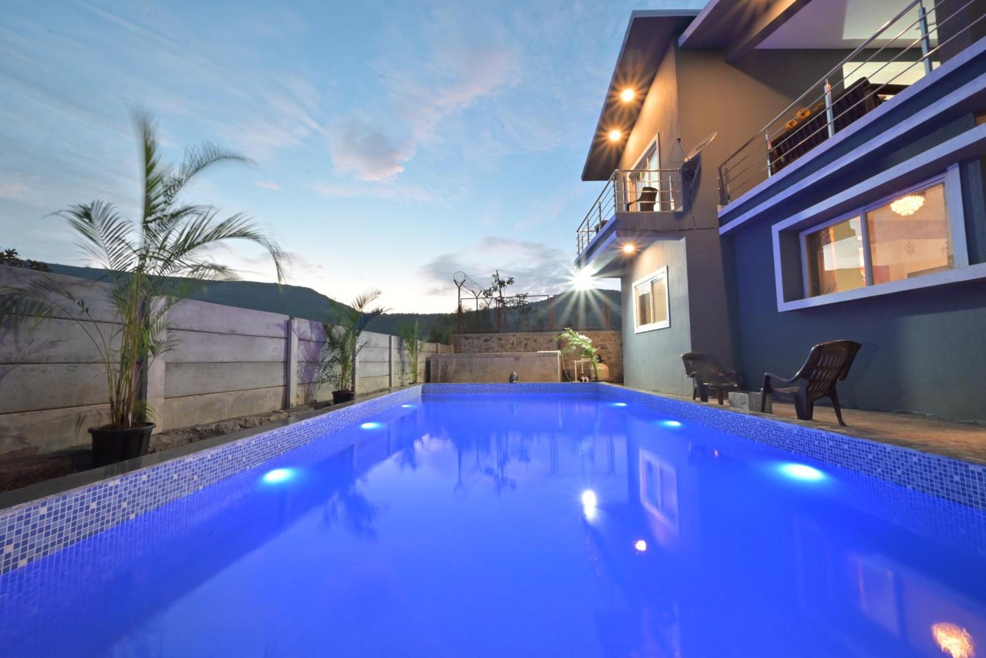 Ll Empyrean Stay Ll Mirage Chalet Ll 4Bhk Ll Ac Ll Largest Pvt Pool Ll 로나발라 외부 사진